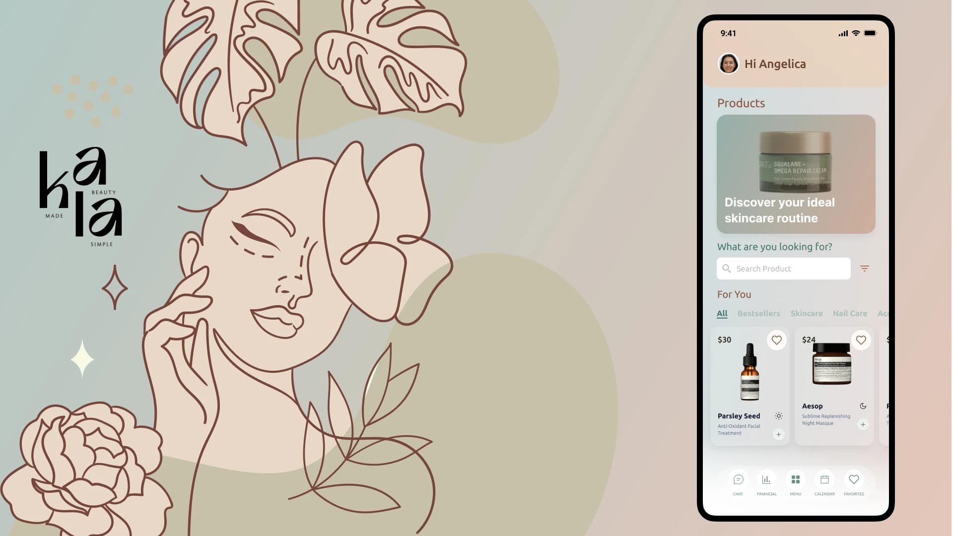 The System Is the Argument: Skincare & Wellness App